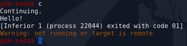 Working Exploit in Vuln1 (GDB)
